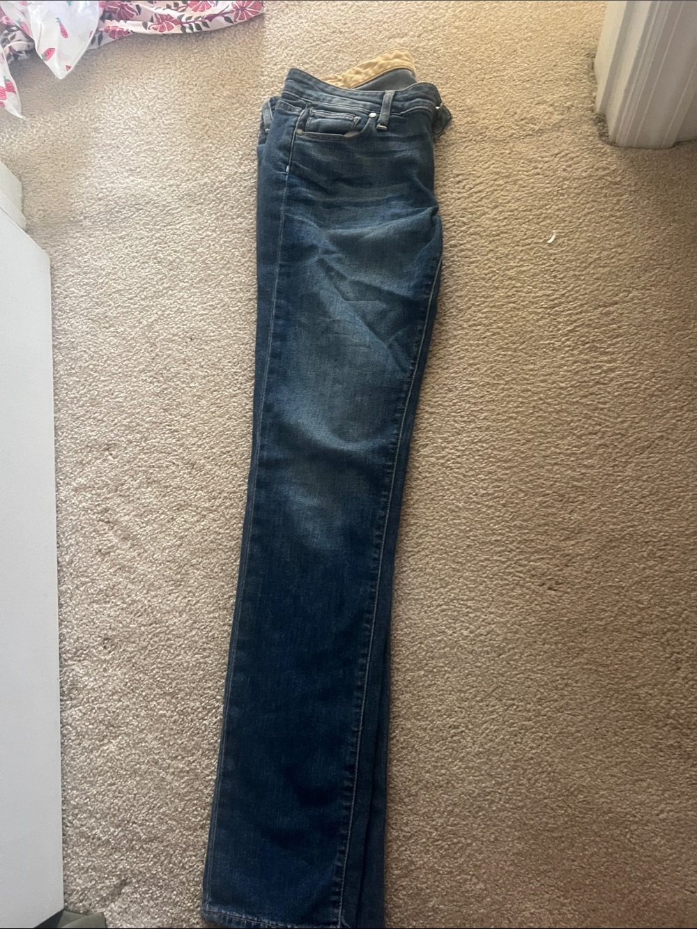 Slim Straight weathered blue women’s Paige  Jeans